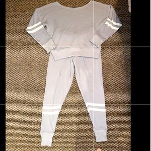 Super Comfy Stripe Knitted Lounge Set